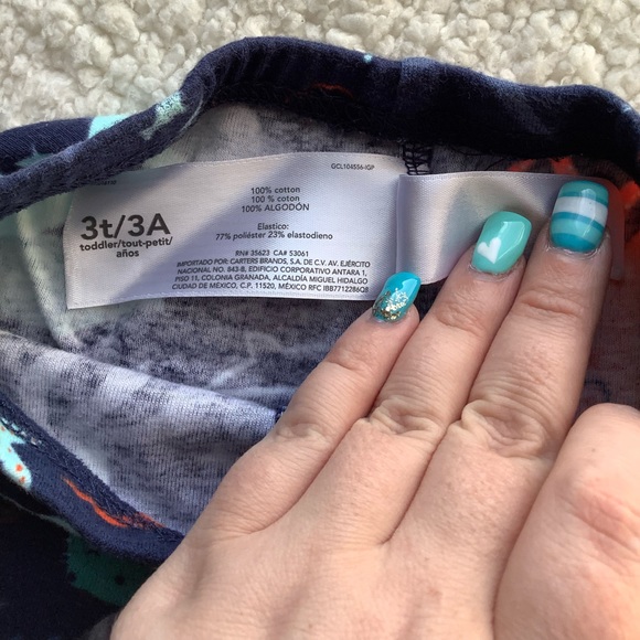 Carters 3T Ocean Animals Short Sleeve & Shorts Set - Picture 4 of 8